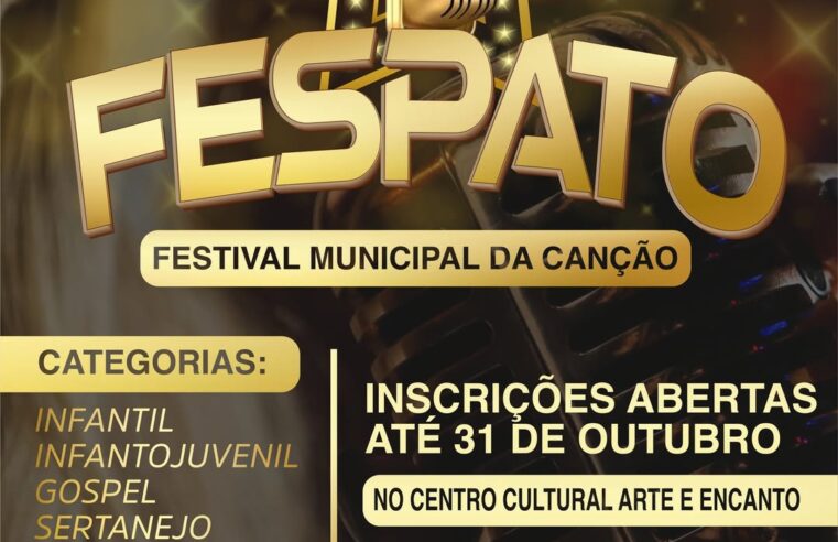 FESPATO 2025: Festival da Canção Bragadense abre inscrições em Pato Bragado