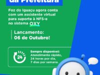 Foz do Iguaçu segue avançando na modernização do atendimento ao cidadão!

A partir de 6 de outubro, entra em funcionamento o novo assistente de Inteli