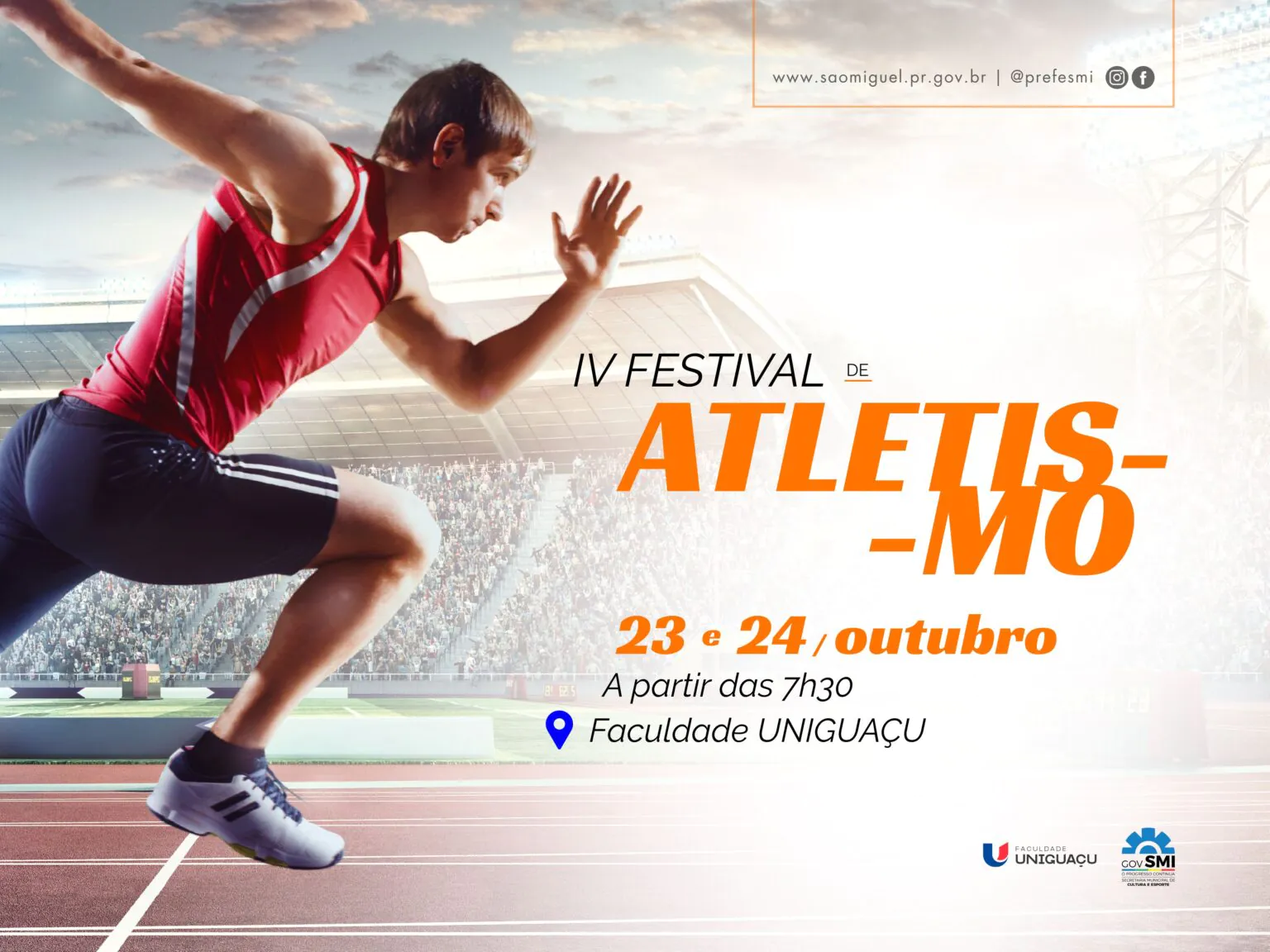 IV Festival de Atletismo em São Miguel do Iguaçu