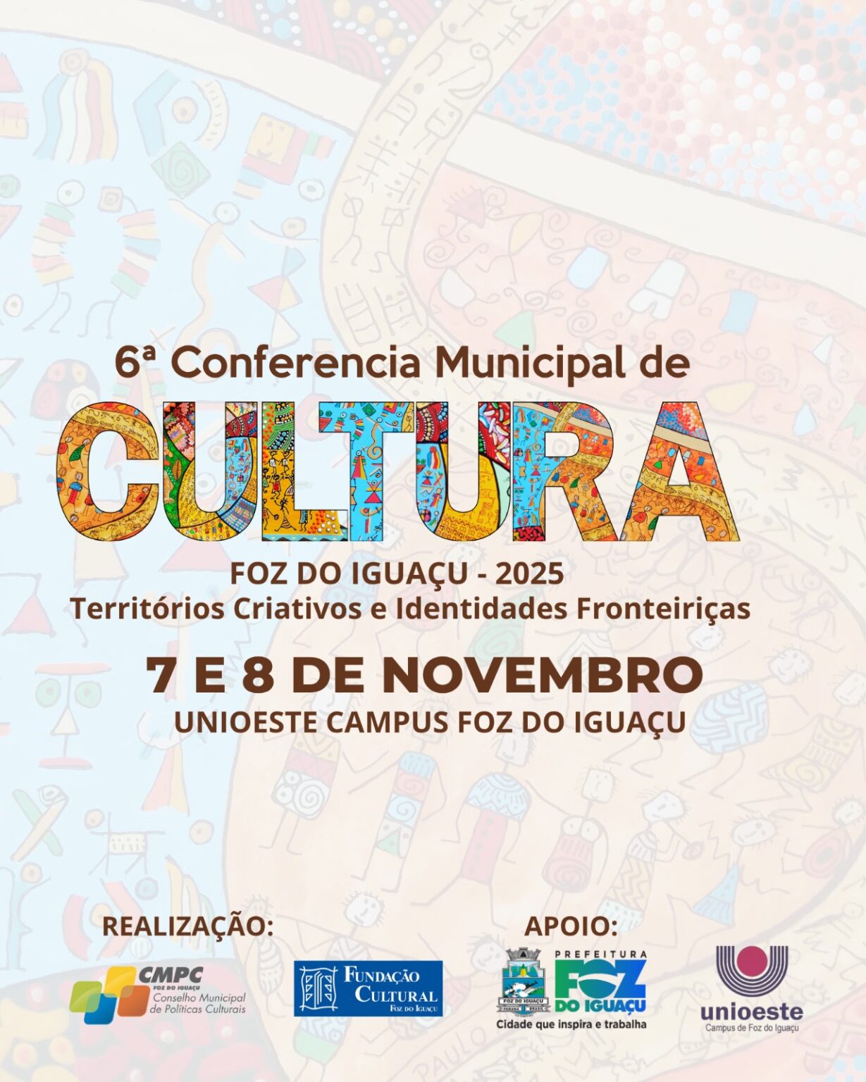 Conferência Municipal de Cultura 2025: inscrições abertas para observadores