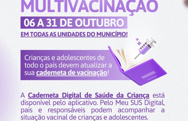 Missal inicia Campanha de Multivacinação em outubro