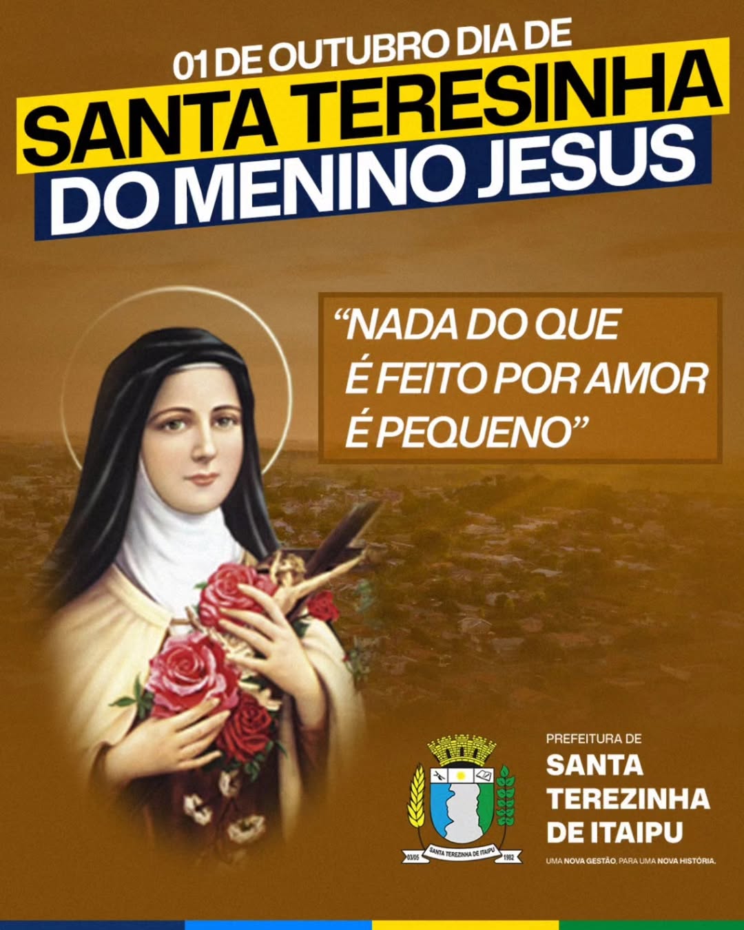 Dia de Santa Teresinha do Menino Jesus é celebrado em STI