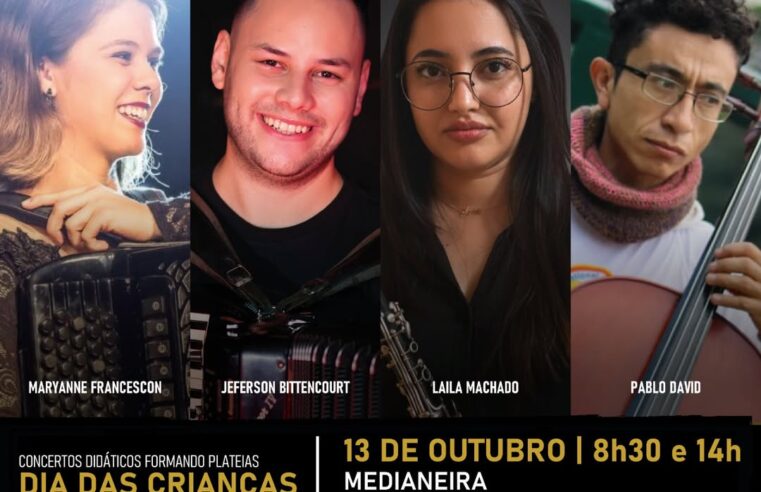 Bravíssimo Concertos Didáticos celebra o Mês das Crianças em Medianeira