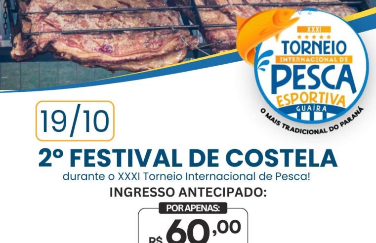 2º Festival de Costela em Guaíra atrai turistas em outubro