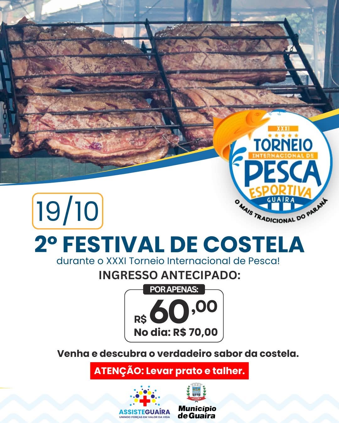 2º Festival de Costela em Guaíra atrai turistas em outubro
