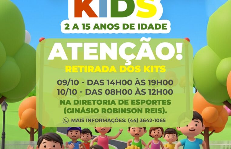 8ª Corrida Kids de Guaíra: entrega dos kits começa dia 9