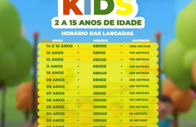 Corrida Kids Guaíra 2025: esporte e diversão no Dia das Crianças