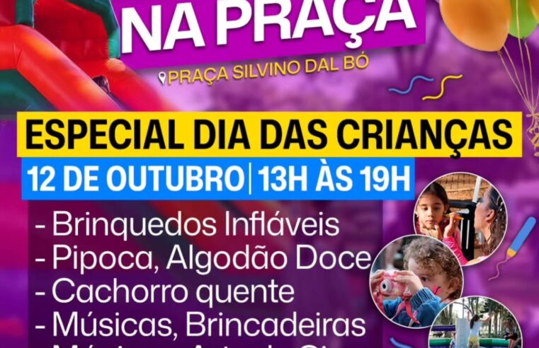Cultura na Praça em Santa Terezinha de Itaipu anima o Dia das Crianças