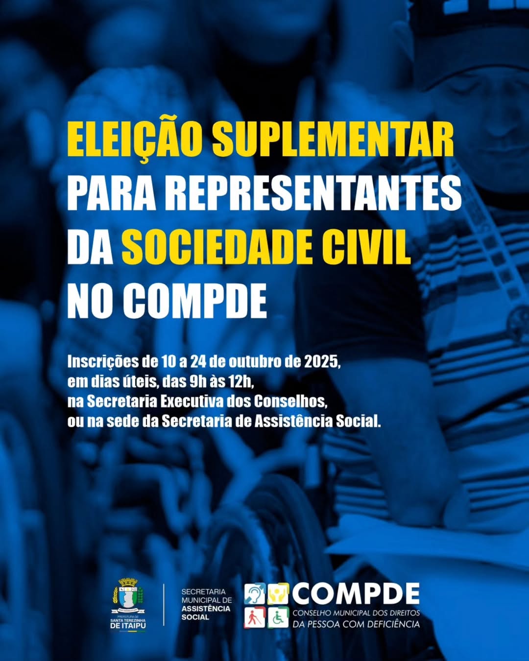 COMPDE abre eleição suplementar 2025/2027 em Santa Terezinha