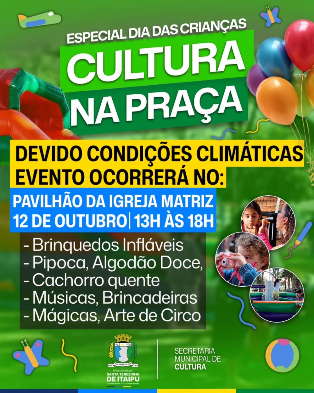 Santa Terezinha de Itaipu prepara festa para o Dia das Crianças
