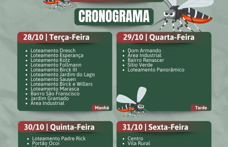 Arrastão Contra a Dengue em Missal mobiliza população