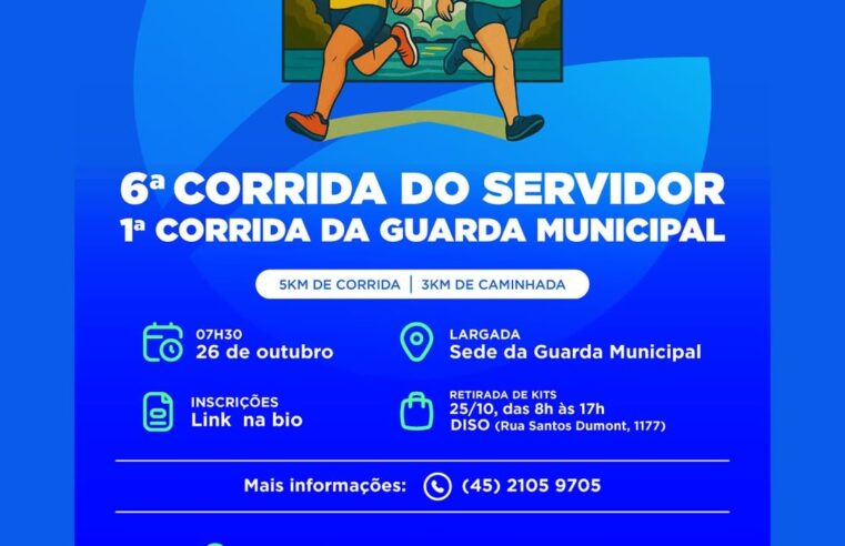 6ª Corrida do Servidor Público de Foz do Iguaçu reúne atletas e servidores