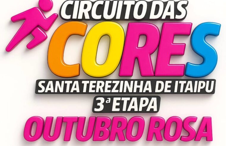 Circuito das Cores em Santa Terezinha de Itaipu celebra Outubro Rosa