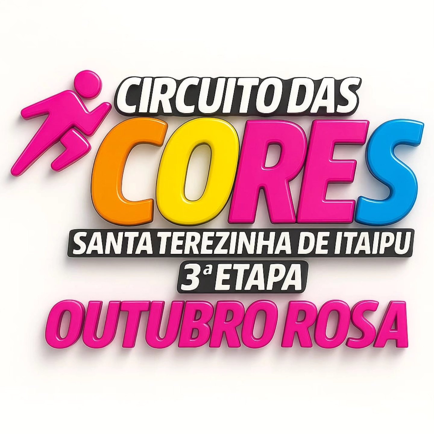 Circuito das Cores em Santa Terezinha de Itaipu celebra Outubro Rosa