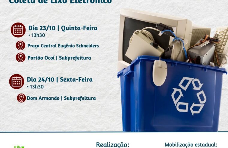 Missal promove recolha de lixo eletrônico na Semana Lixo Zero