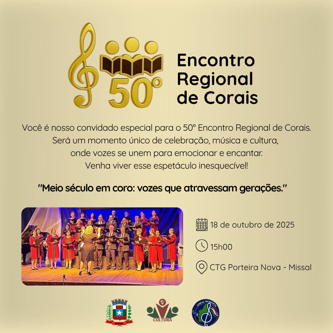 50º Encontro de Corais em Missal reunirá mais de 250 vozes neste sábado