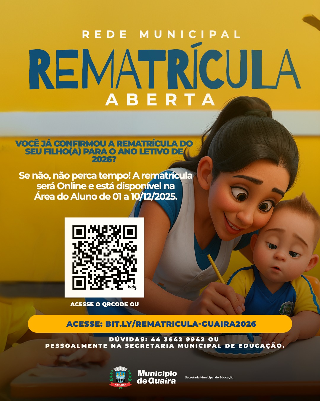 Matrículas e rematrículas 2026 em Guaíra: prazos e links oficiais 3 571120564 804627148866345 348934909800679410 n
