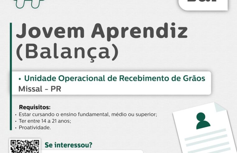 Lar Cooperativa abre vaga para Jovem Aprendiz em Missal 2 Lar Cooperativa abre vaga para Jovem Aprendiz em Missal