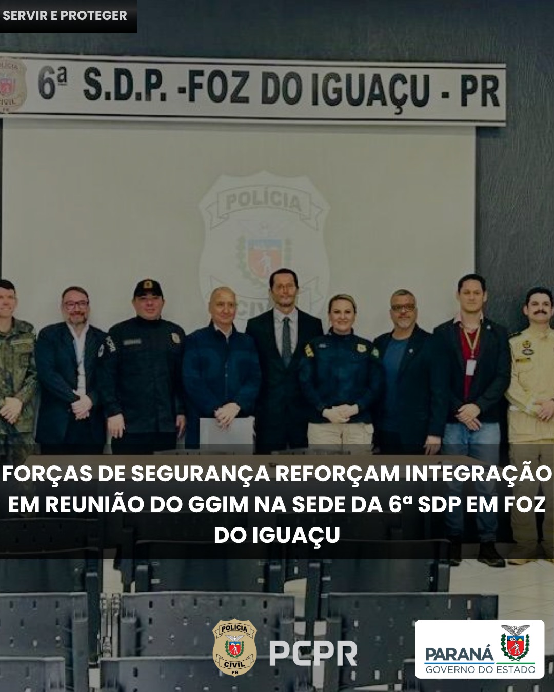 GGIM de Foz do Iguaçu reforça integração das forças de segurança 2 GGIM de Foz do Iguaçu