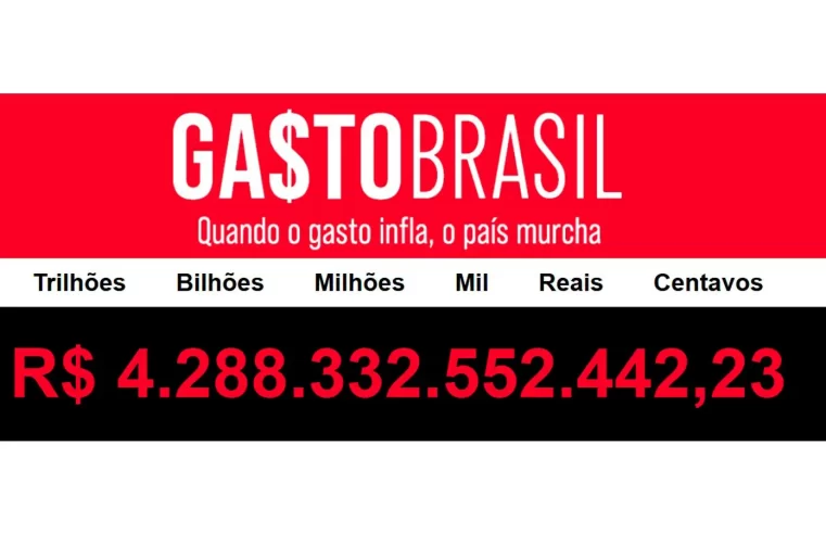 Gastos públicos no Brasil ultrapassam R$ 4,2 trilhões em 2025