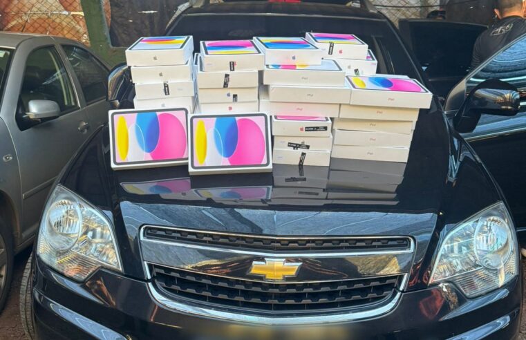 Operação na Vila Portes apreende armas e eletrônicos de R$200 mil