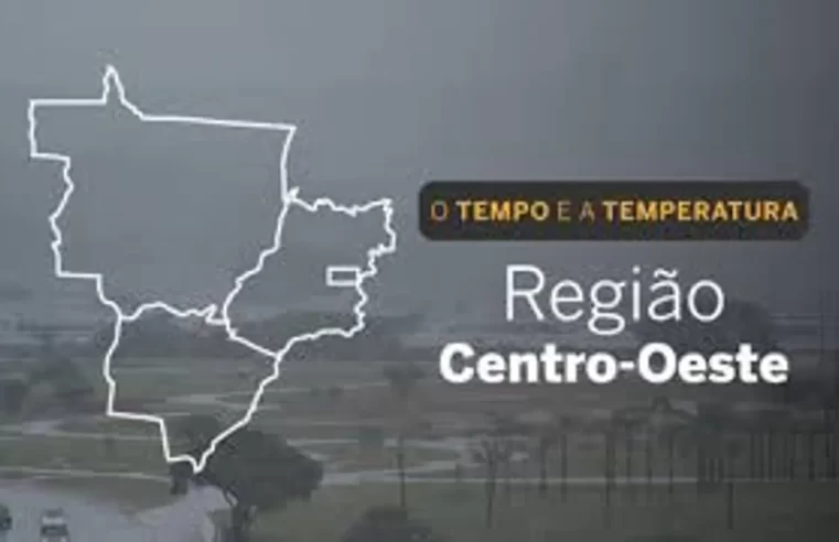 Previsão do tempo Centro-Oeste: chuvas e alertas do Inmet