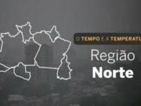 PREVISÃO DO TEMPO: Norte terá chuvas e trovoadas na maioria dos estados neste sábado (4)