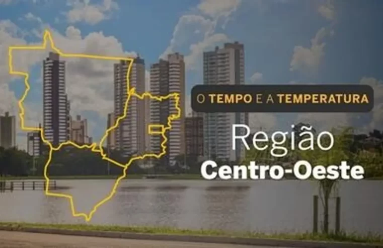 Previsão do tempo no Centro-Oeste: quinta terá muitas nuvens e pancadas isoladas