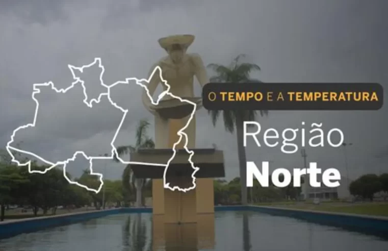 Previsão do tempo Norte: chuva e trovoadas nesta quinta (30)