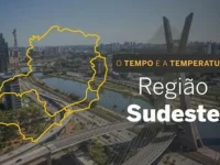 PREVISÃO DO TEMPO: sábado (25) de céu com nuvens no Sudeste