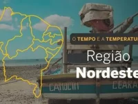 PREVISÃO DO TEMPO: sábado (25) de poucas nuvens no Nordeste