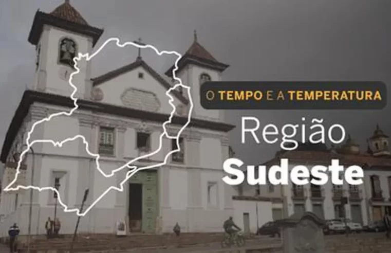 Previsão do tempo Sudeste: céu com nuvens e alerta de baixa umidade nesta sexta (24)