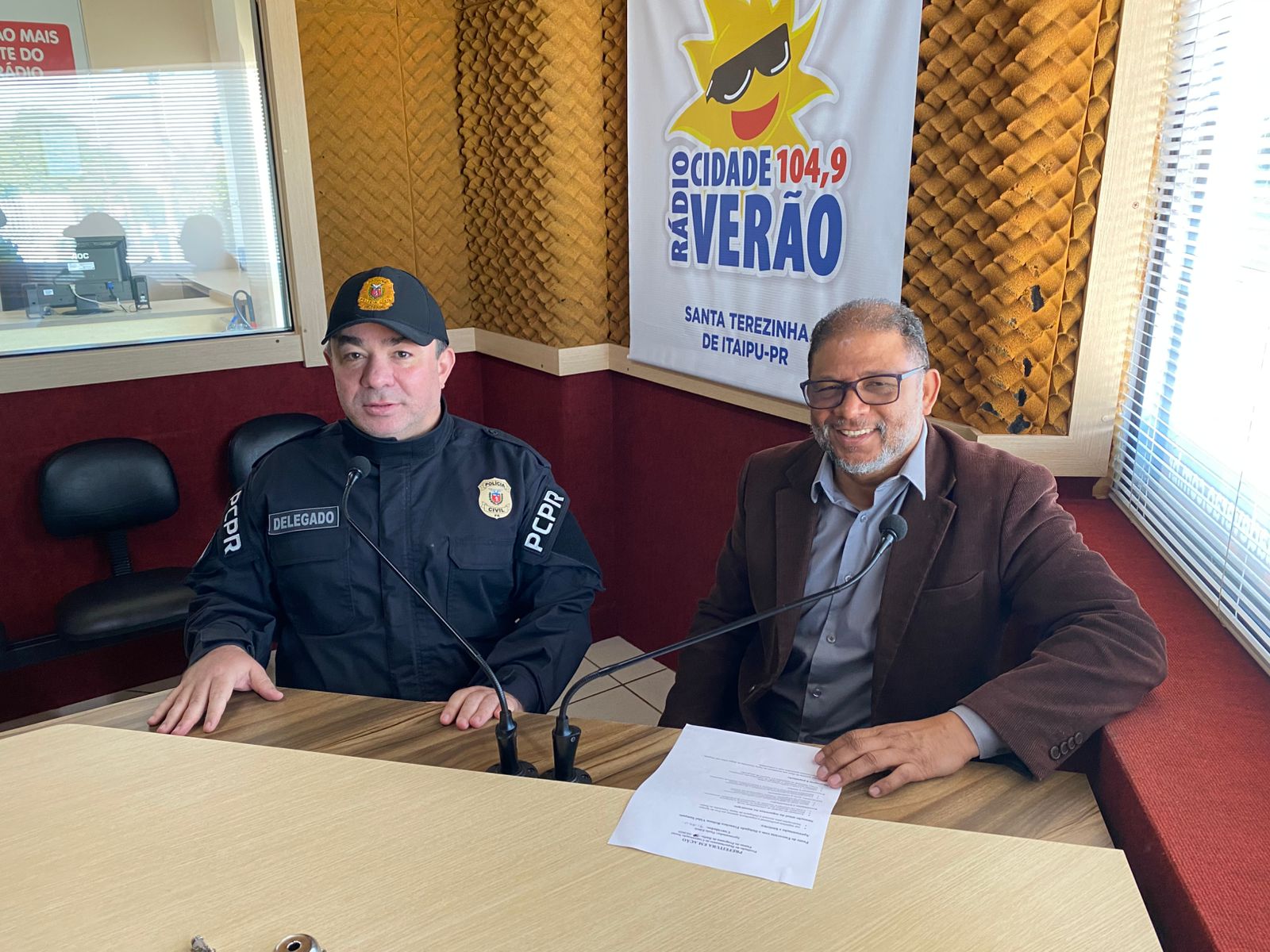 Santa Terezinha de Itaipu recebe Delegado Francisco Sampaio no Prefeitura em Ação
