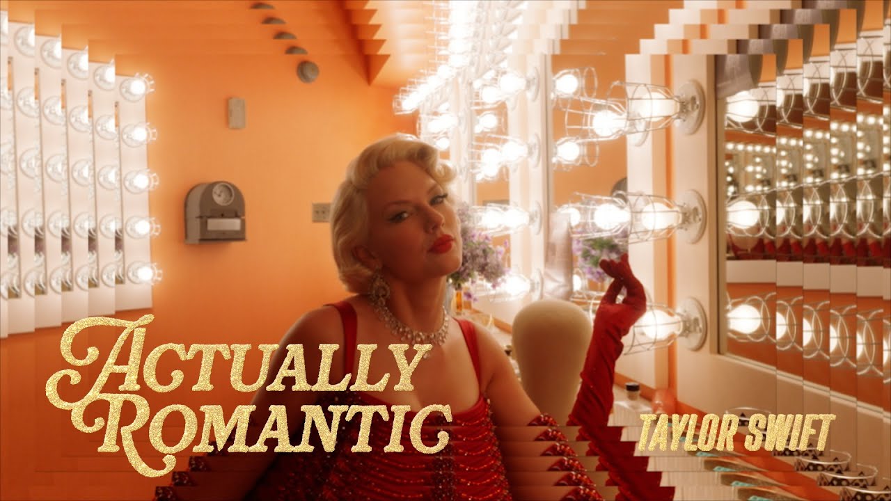 Taylor Swift – Actually Romantic (Lyric Video)
