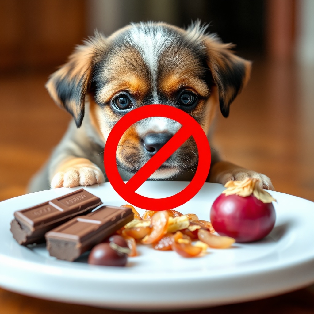 Alimentos Proibidos para Filhotes: O que NÃO dar ao seu Cão!