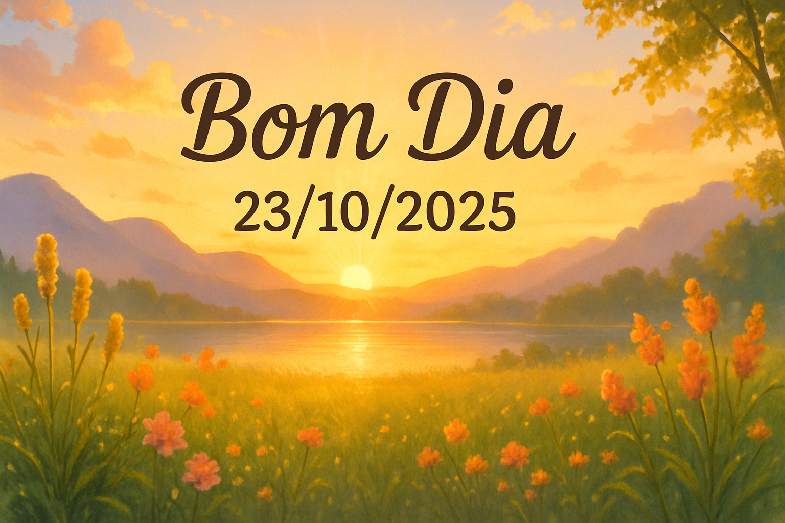 5 Mensagens de Bom Dia 23/10/2025: Fé e Renovação Hoje