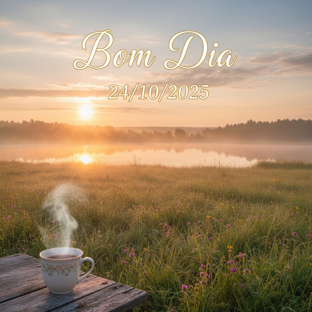 5 Mensagens de Bom Dia 24/10/2025: Inspire Sua Alma!