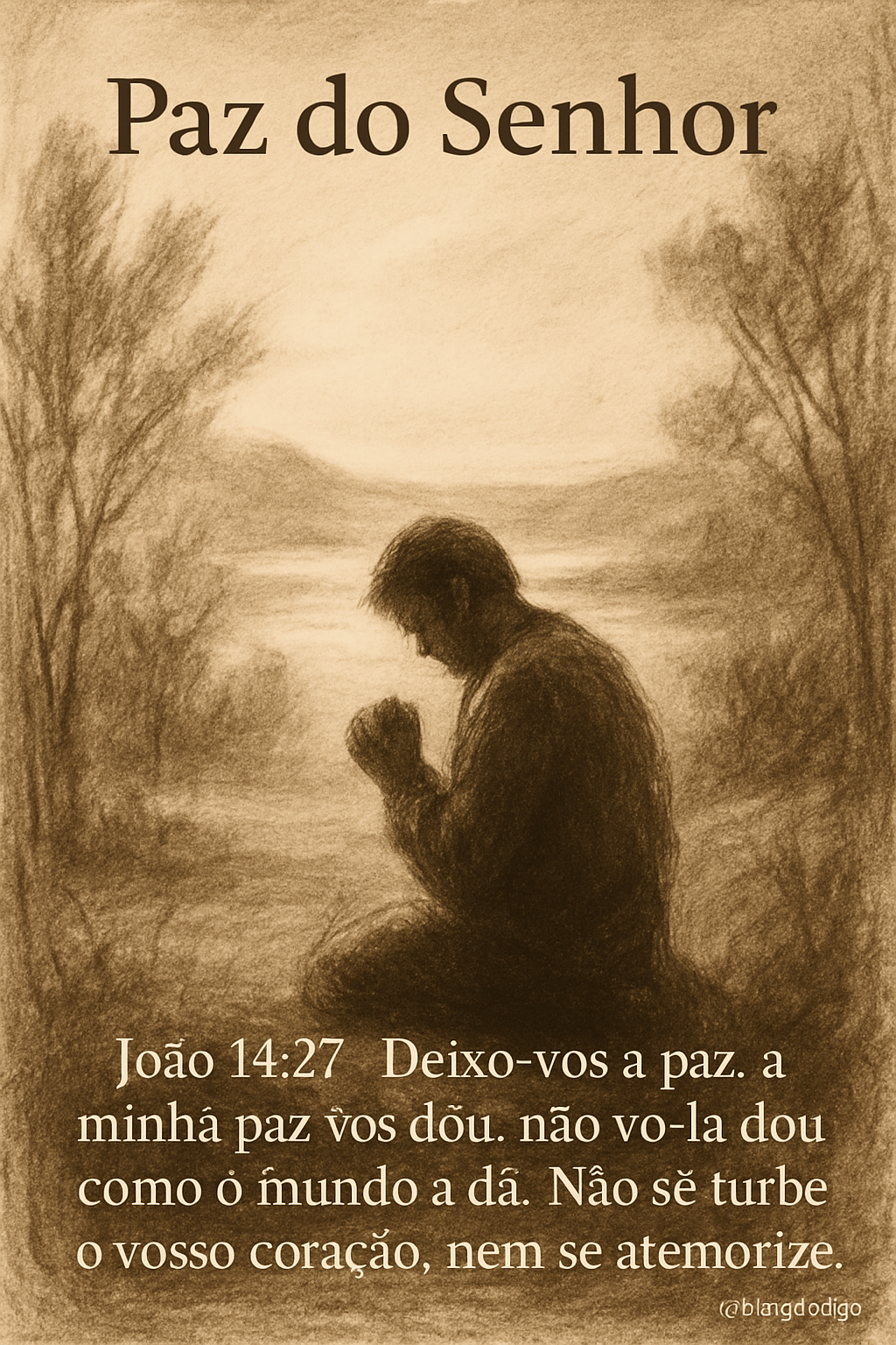 Paz do Senhor – João 14:27