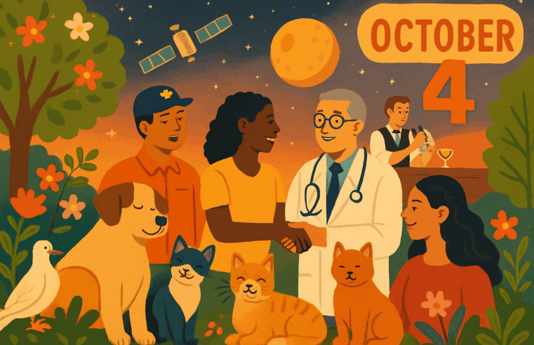 4 de Outubro: Uma Sinfonia de Celebrações – Da Natureza ao Cosmos!