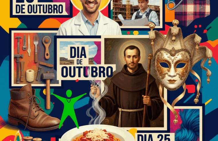 25 de Outubro: Um Dia de Múltiplas Celebrações – De Profissões à Cultura Pop! 1 25 de Outubro: Um Dia de Múltiplas Celebrações – De Profissões à Cultura Pop!