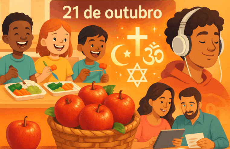21 de Outubro: Celebrações da Alimentação, Ecumenismo, Podcast e Maçã!