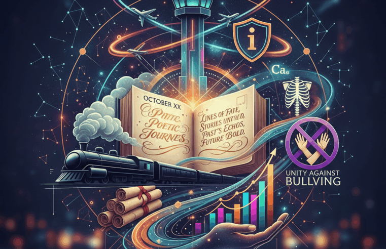 20 de Outubro: Um Mosaico de Celebrações – Do Trilho à Consciência, do Verso à Saúde 4 20 de Outubro: Um Mosaico de Celebrações – Do Trilho à Consciência, do Verso à Saúde