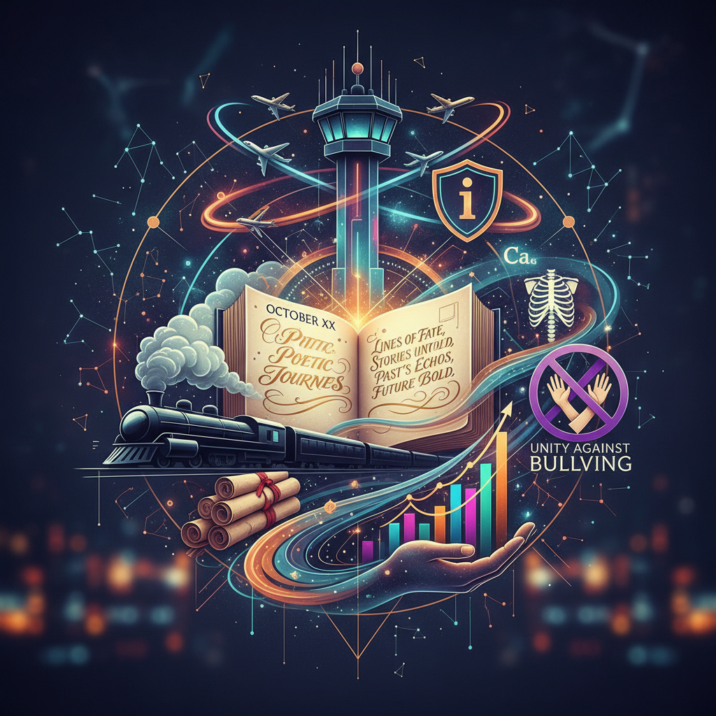 20 de Outubro: Um Mosaico de Celebrações – Do Trilho à Consciência, do Verso à Saúde