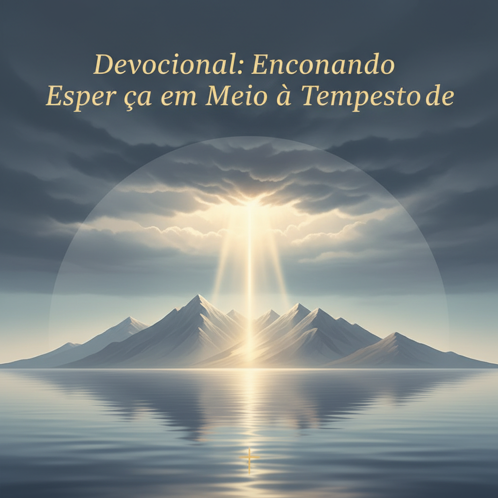 Devocional: Encontrando Esperança em Meio à Tempestade