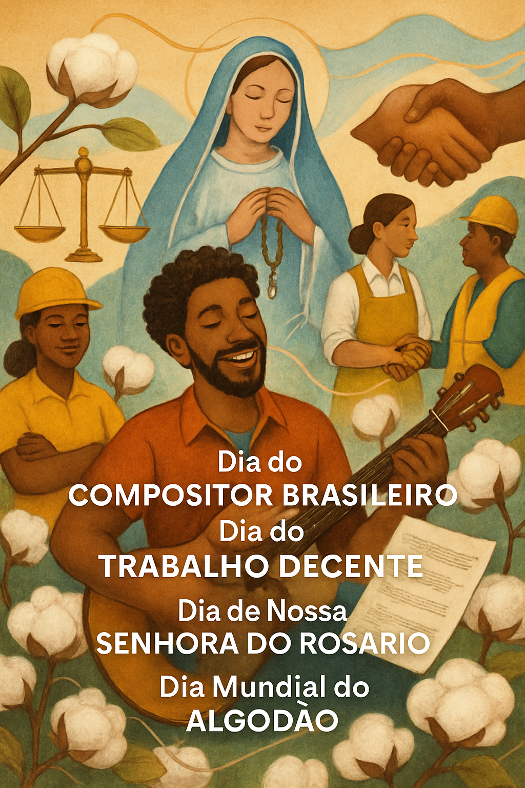 7 de Outubro: Celebrando a Música, a Dignidade, a Fé e a Fibra que Movem o Brasil e o Mundo