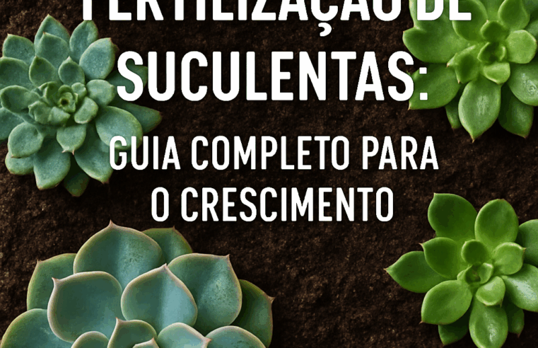 Fertilização de Suculentas: Guia Completo para o Crescimento