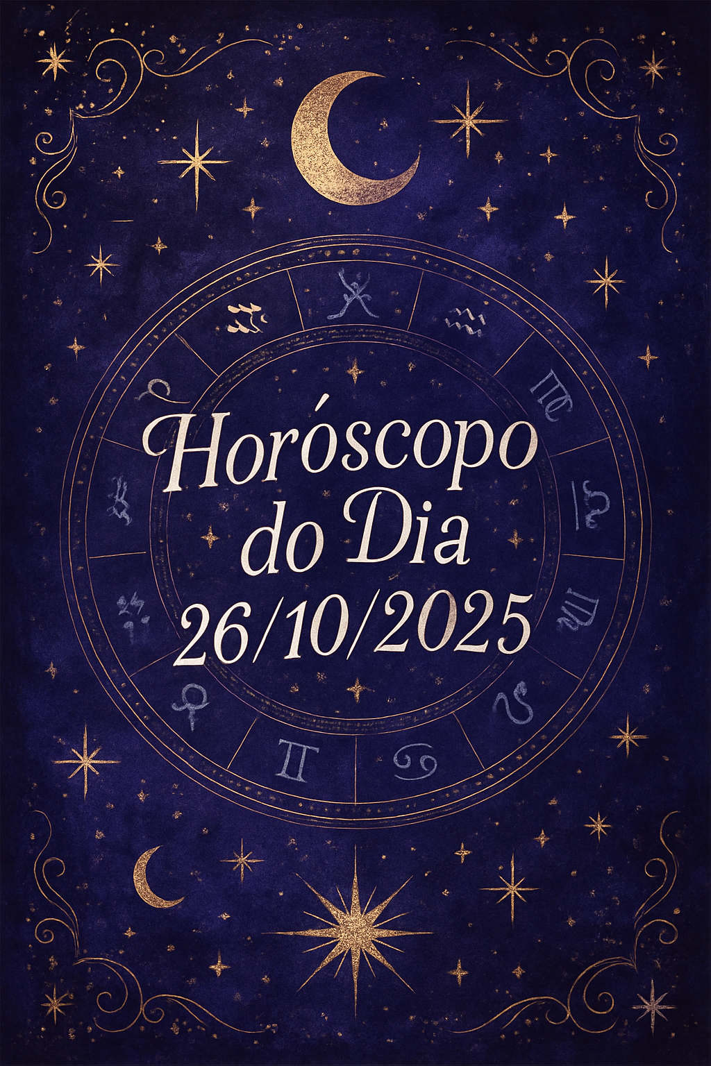Horóscopo Zen: Mensagens do Universo para o Dia 26/10/2025