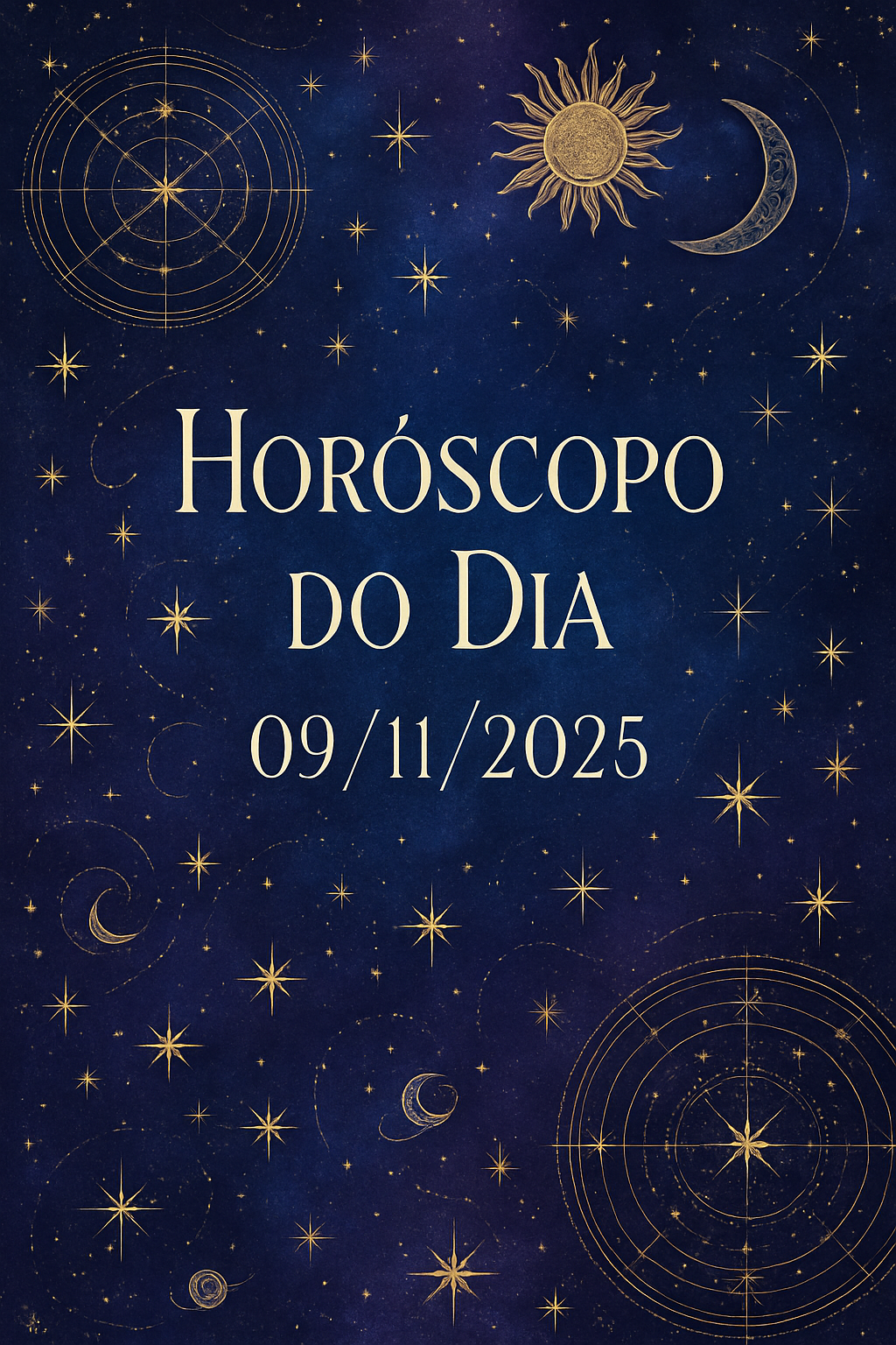Horóscopo Zen: Mensagens Cósmicas para o Dia 09/11/2025