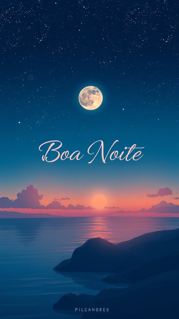 Noite Serena: Um Refúgio de Paz, Gratidão e Renovação