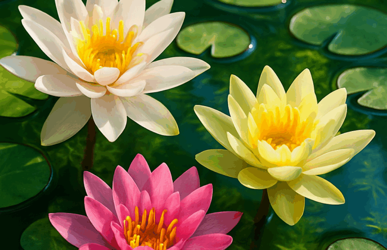 Plantas aquáticas, como o nenúfar: beleza para lagos e aquários